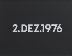 2. DEZ. 1976 [dut] - by On Kawara (Kariya, Aichi-Ken (Japon) 1932) [fre]